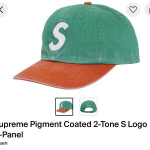 Supreme Teal and Orange Cap